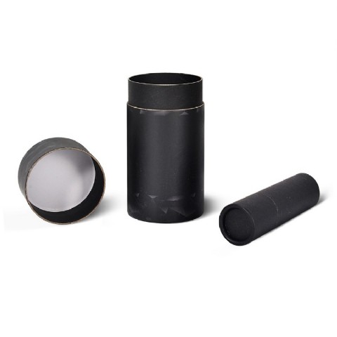 Cylinder Paper Tube Cardboard Black Paper Tube for Essential Oil Bottle