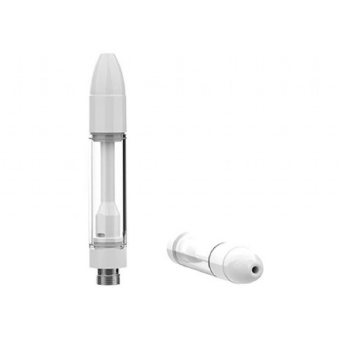 Round Tip Disposable Vape Devices Ceramic Ecig Tank Capacity Atomizer for 510 Vape Pens