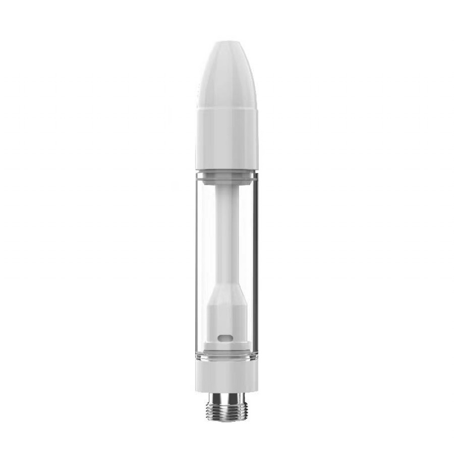 Round Tip Disposable Vape Devices Ceramic Ecig Tank Capacity Atomizer for 510 Vape Pens