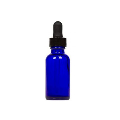 Empty Tincture Bottles Blue Glass Essential Oil Dropper Bottle