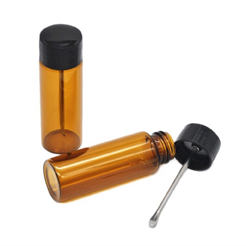 Glass Oil Bottle Storage Container Box Tank E-cigarette Accessories with Spoon XX-V009