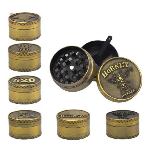 Custom Logo Zinc Alloy Pineapple Personality Pattern Herb Grinder