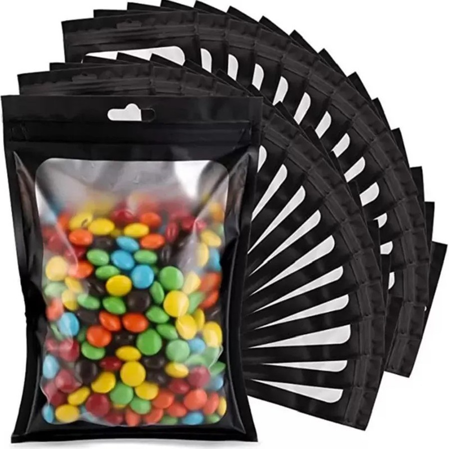 Child Resistant Smell Proof Resealable Ziplock Candy Gummies Holographic Mylar Bags