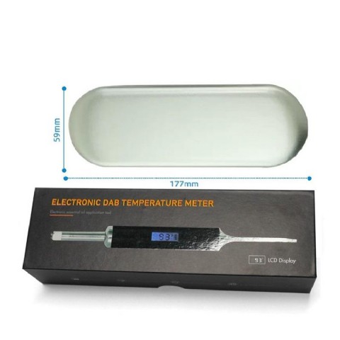 Rechargeable Battery Thermometer Smoking Spoon Tool