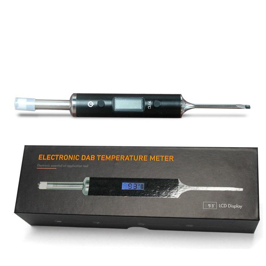 Rechargeable Battery Thermometer Smoking Spoon Tool