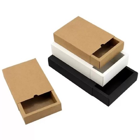 Customed Size Printing Kraft Paper Gift Drawer Packaging Box